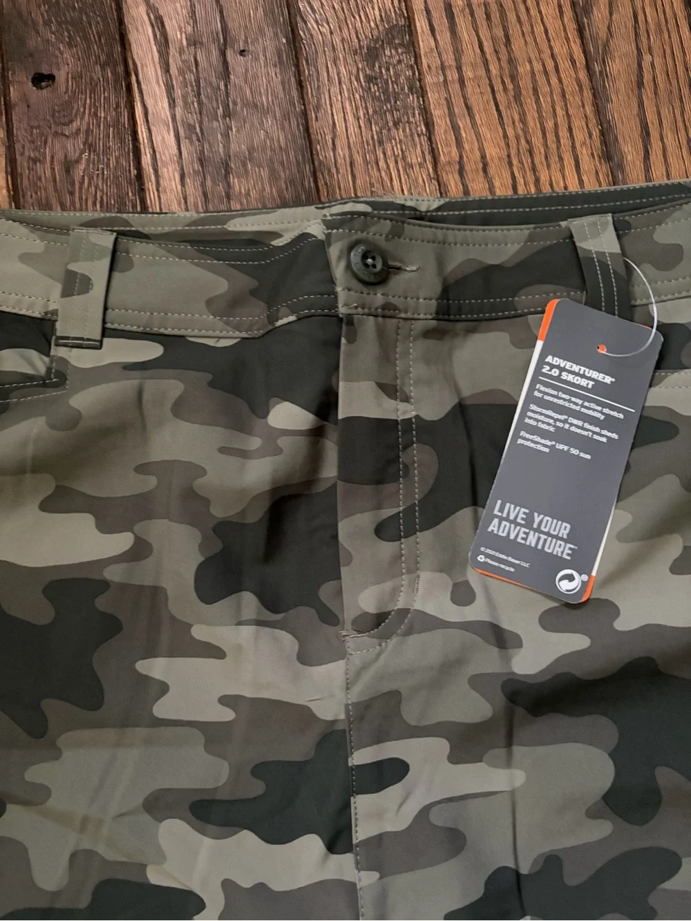 NWT Eddie Bauer Women's Adventurer 2.0 Camo Skort size 16